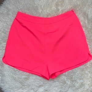 Lush hot pink shorts